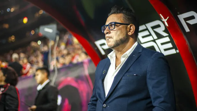 Antonio Mohamed en el partido entre Tijuana y Monterrey