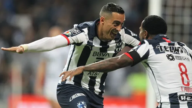 Funes Mori festeja un gol frente al Atlas