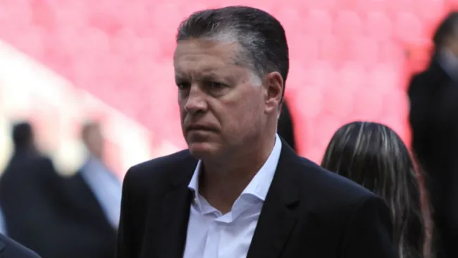 Ricardo Peláez en el homenaje a Jorge Vergara