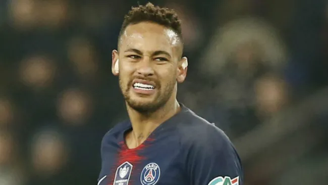 Neymar, en un partido del PSG