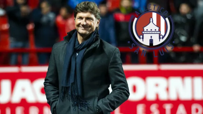 Hernán Cristante cuando era entrenador del Toluca