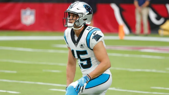 Chris Hogan en un partido con Carolina Panthers
