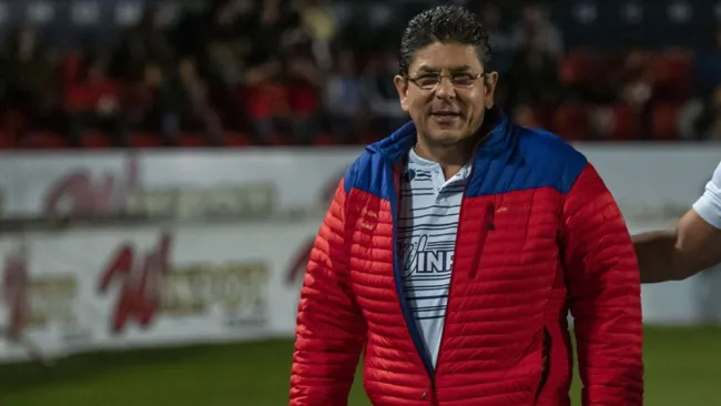 Fidel Kuri en un juego de Veracruz