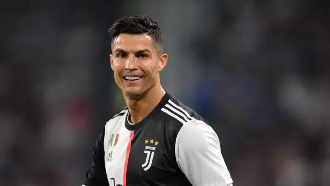 Cristiano, en un partido de la Juventus