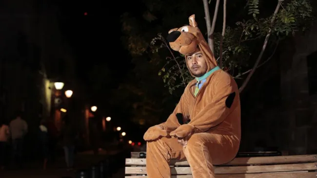 Scooby posa para la lente de RÉCORD