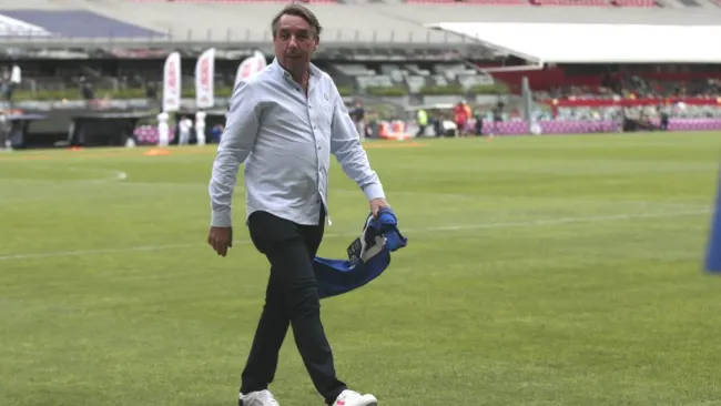 Azcárraga, en un partido del América