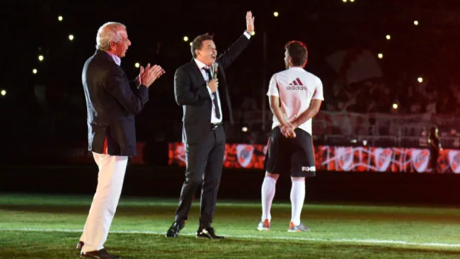 Marcelo Gallardo en el Monumental