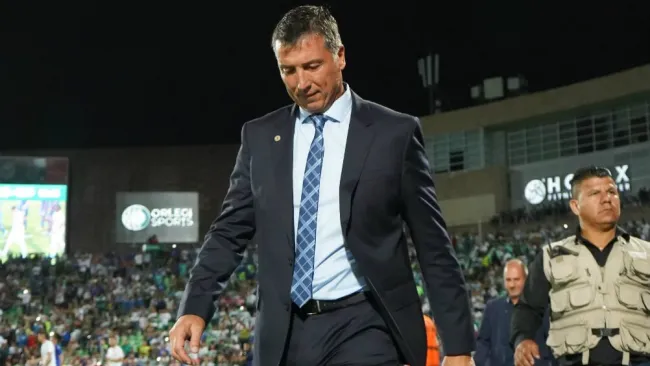 Siboldi, en un partido de Cruz Azul