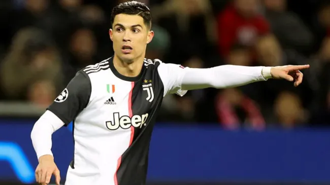 Cristiano Ronaldo en el juego ante el Leverkusen 