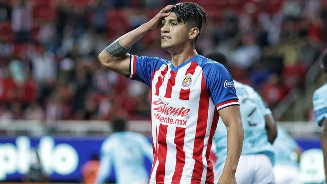 Pulido, en lamento en un partido de Chivas