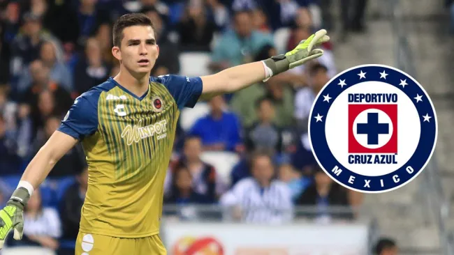 Sebastián Jurado en un partido con el Veracruz