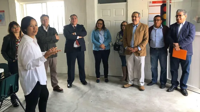 Personal de Grupo Vinte durante un evento