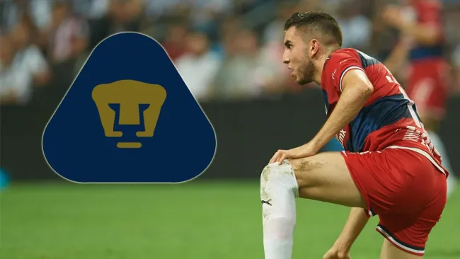 Alejandro Mayorga en un partido con Chivas 