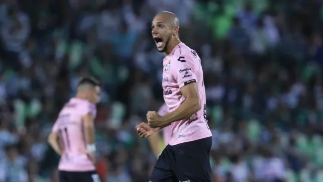 Matheus Doria, en un partido de Santos