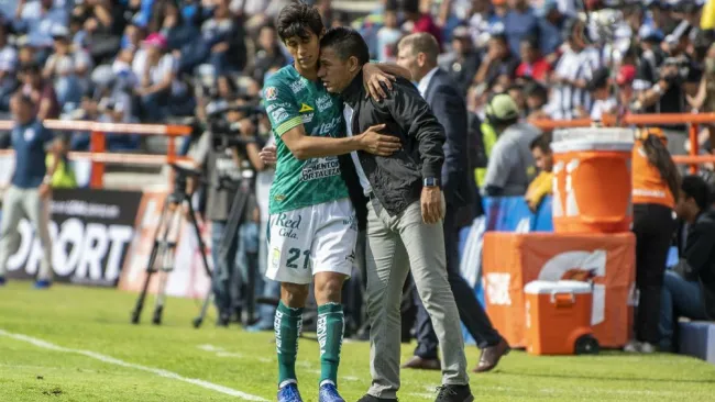 José Juan Macías e Ignacio Ambriz con León