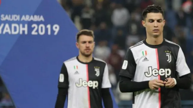 Cristiano Ronaldo en lamento con la Juventus