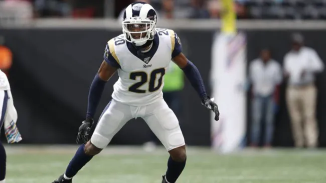 Jalen Ramsey, en un partido con los Rams