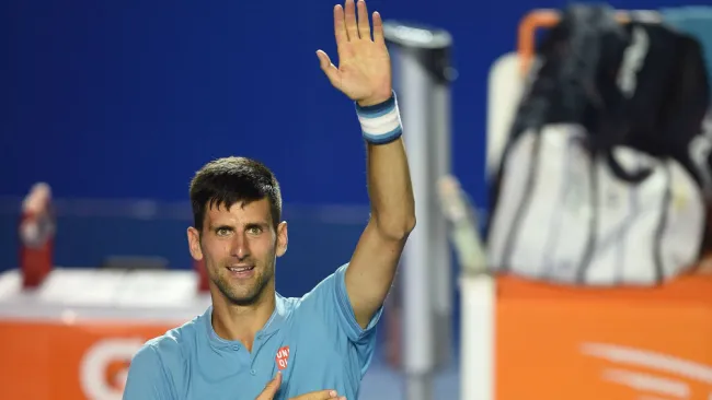Djokovic, durante un juego del Abierto Mexicano de Tennis 2017