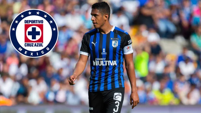 Luis Romo durante un partido del Querétaro