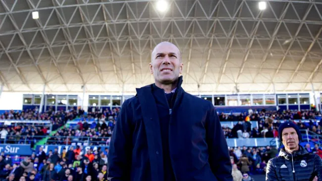 Zinedine Zidane, técnico del Real Madrid 