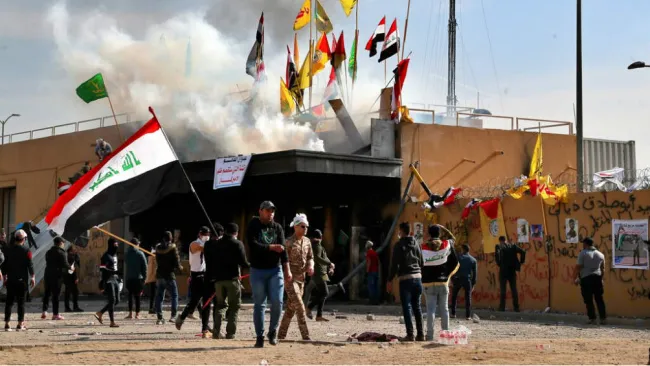 Partidarios y soldados estadounidenses se enfrentan