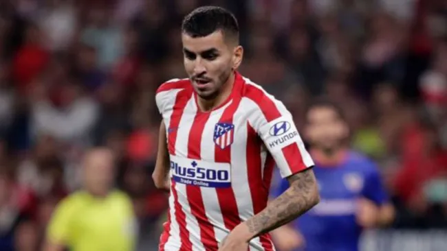 Ángel Correa en un juego con el Atlético de Madrid