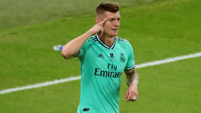Toni Kroos en partido ante Valencia