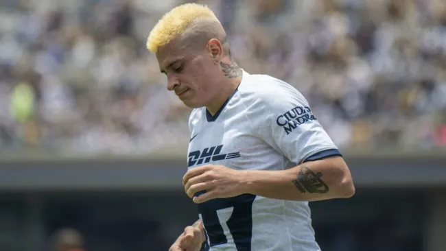 Iturbe, en un partido de Pumas