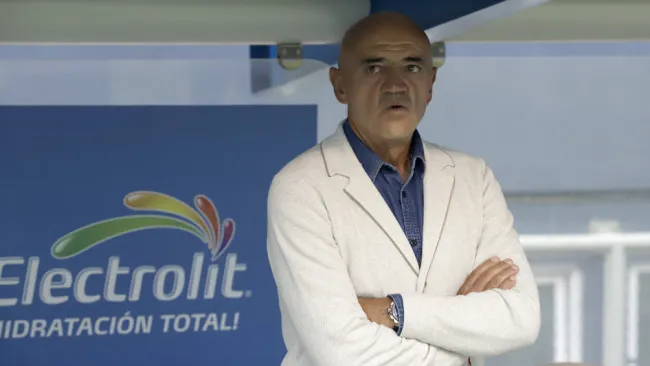 Chelís cuando era entrenador del Puebla