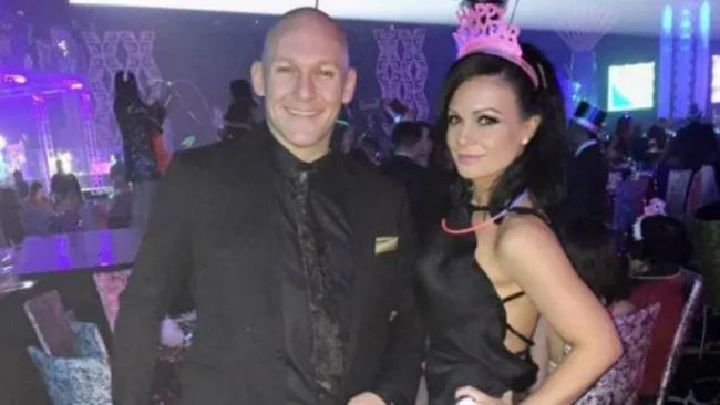 Thomas Gravesen y su esposa Kamila Persse 