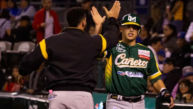 Cañeros, en festejo en un partido