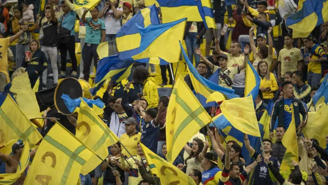 América: Aficionados del club durante un partido