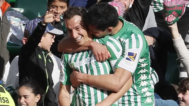 Andrés Guardado, en partido del Betis