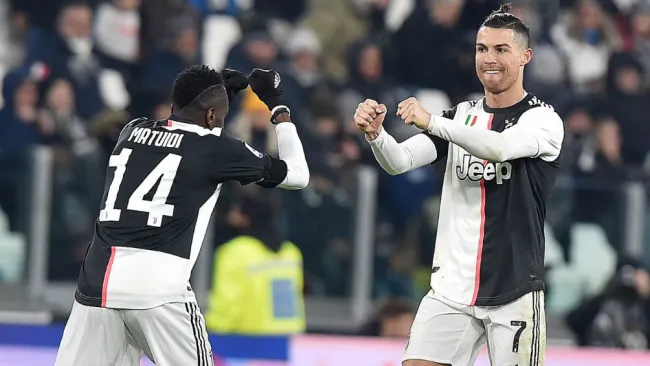 Cristiano Ronaldo celebrando gol