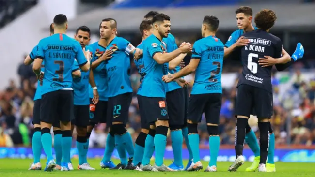 Jugadores de América, después de un partido