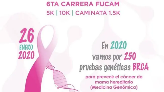 La sexta carrera FUCAM contra el cáncer de mama