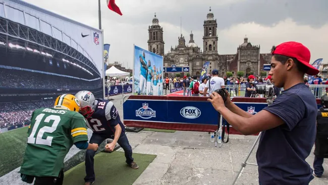 Una muestra de una fan experience en la Ciudad de México 