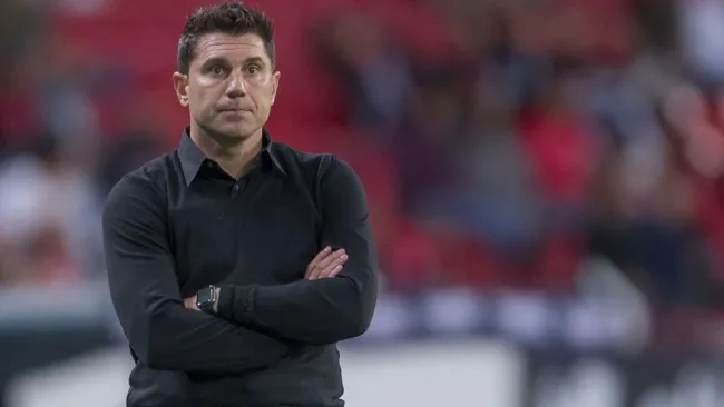 Leandro Cufré durante un duelo del Atlas 