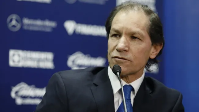 Jaime Ordiales, dirigente celeste, en conferencia de prensa