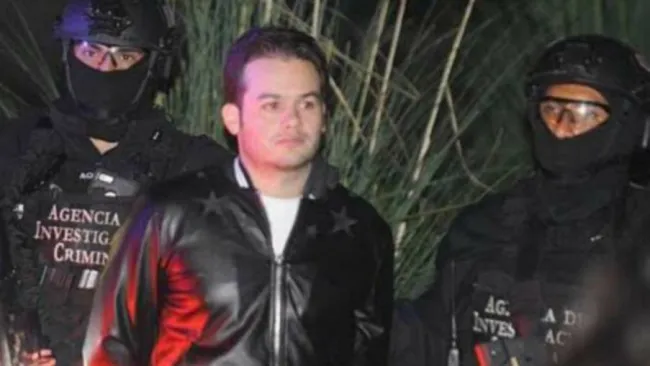 Victor Manuel a la hora de su captura 