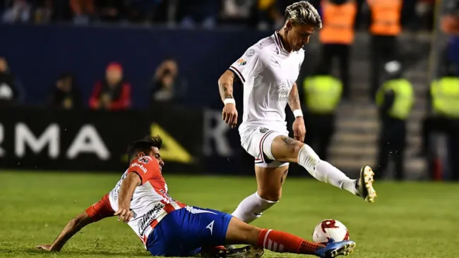 Calderón, en el partido ante San Luis