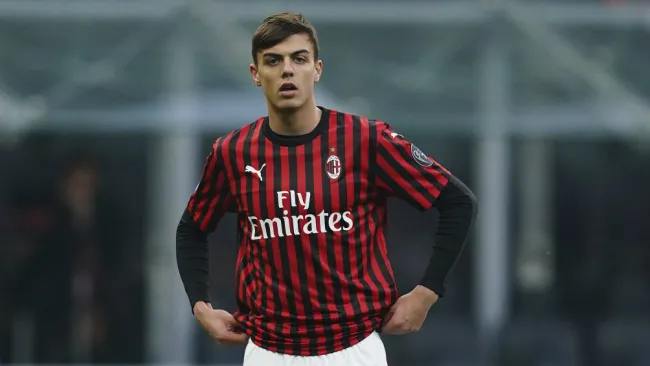 El hijo de Paolo Maldini en un partido con el Milan