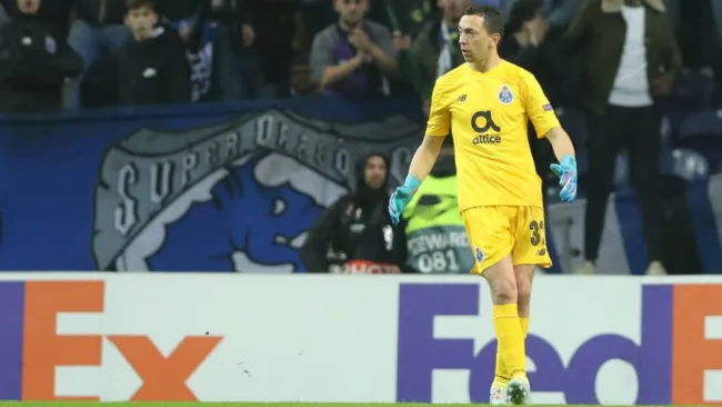 Marchesín, en un partido del Porto