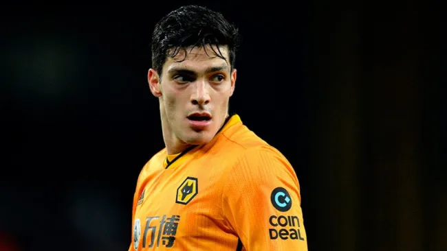 Raúl Jiménez, en un partido con Wolves