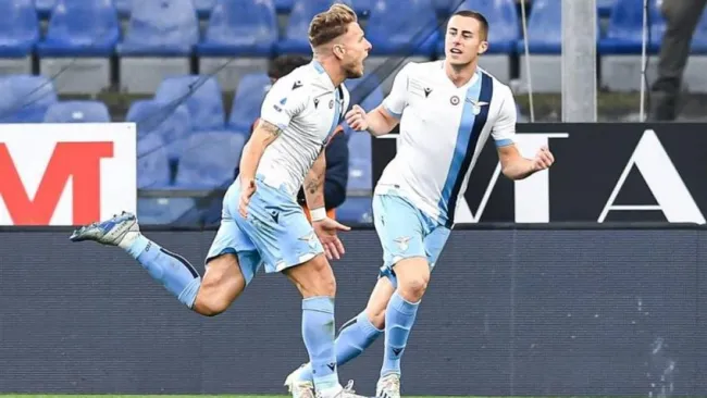 Immobile festeja un nuevo triunfo 