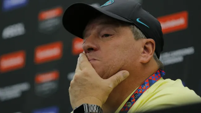 Miguel Herrera en conferencia de prensa previo a recibir a Comunicaciones