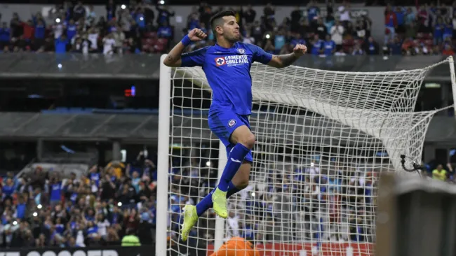 Cruz Azul: Pablo Cepellini festeja un gol con La Máquina 