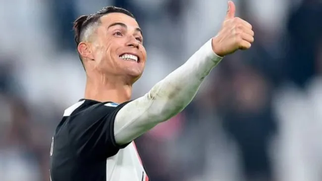 Cristiano Ronaldo celebra un gol con Juventus 
