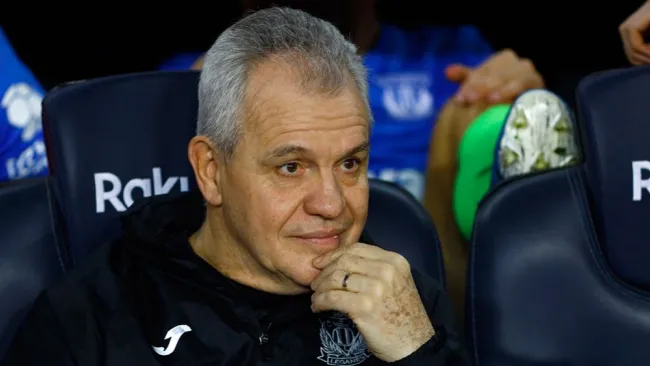 Javier Aguirre en un juego del Leganés