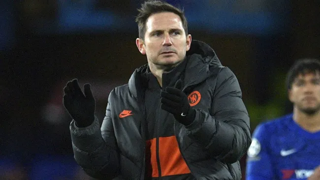 Frank Lampard durante un partido con el Chelsea